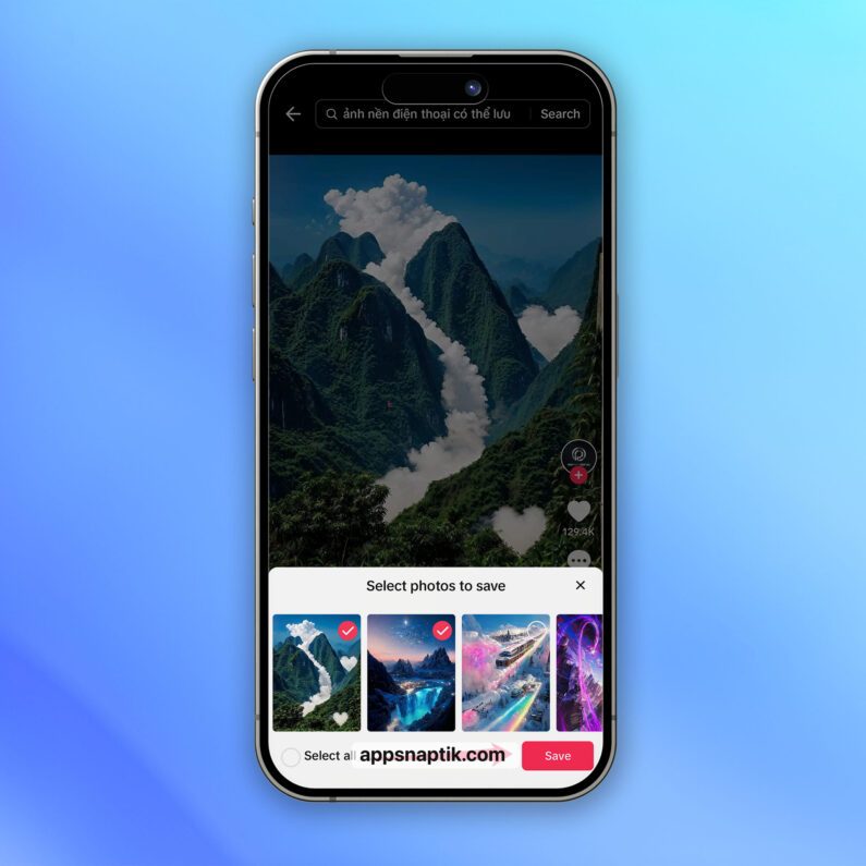 Hướng dẫn lấy ảnh trên TikTok về điện thoại nhanh nhất