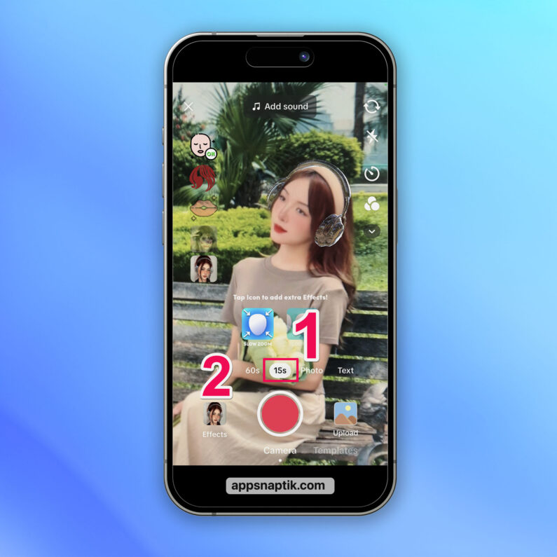 Cách chụp ảnh trên TikTok bằng điện thoại iPhone với Live Photo