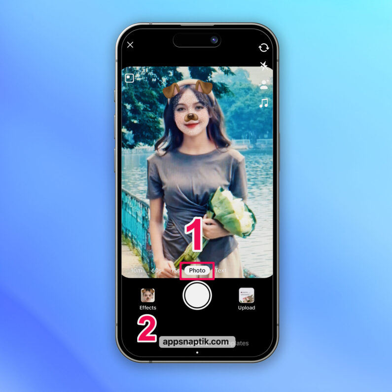 Cách chụp và lưu ảnh trên TikTok với điện thoại không dính logo