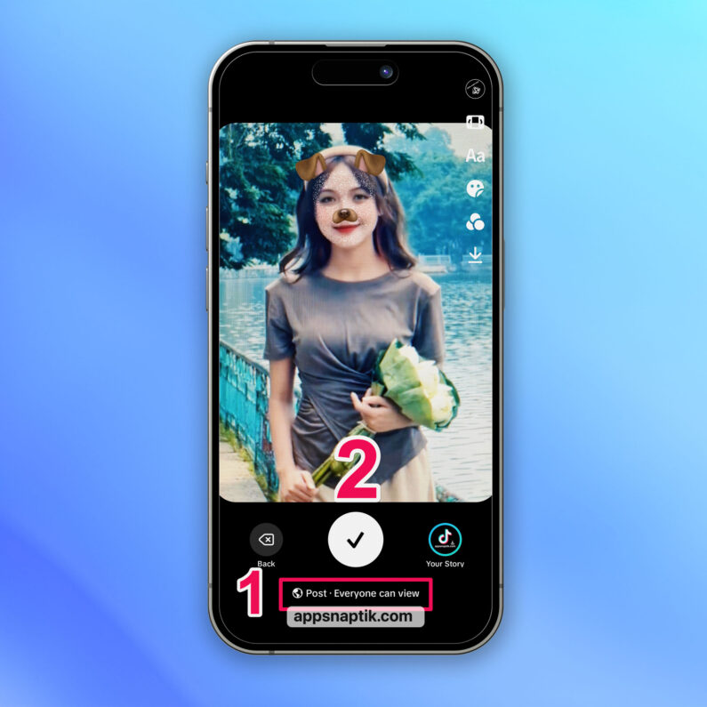 Cách chụp và lưu ảnh trên TikTok với điện thoại không dính logo