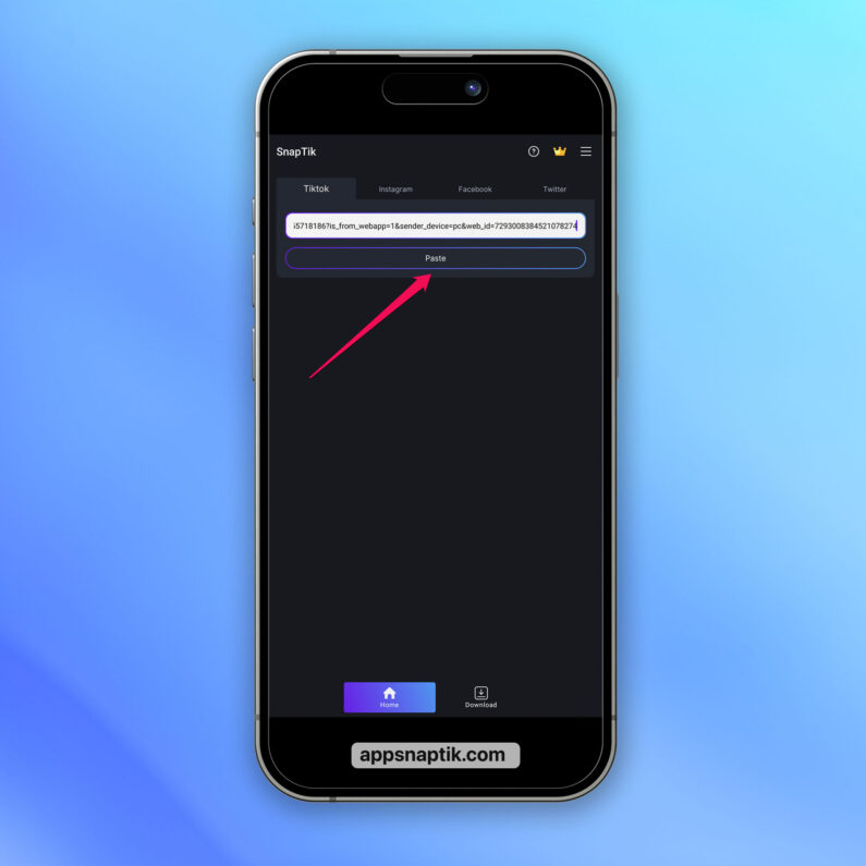 Tải video không logo TikTok với ứng dụng SnapTik
