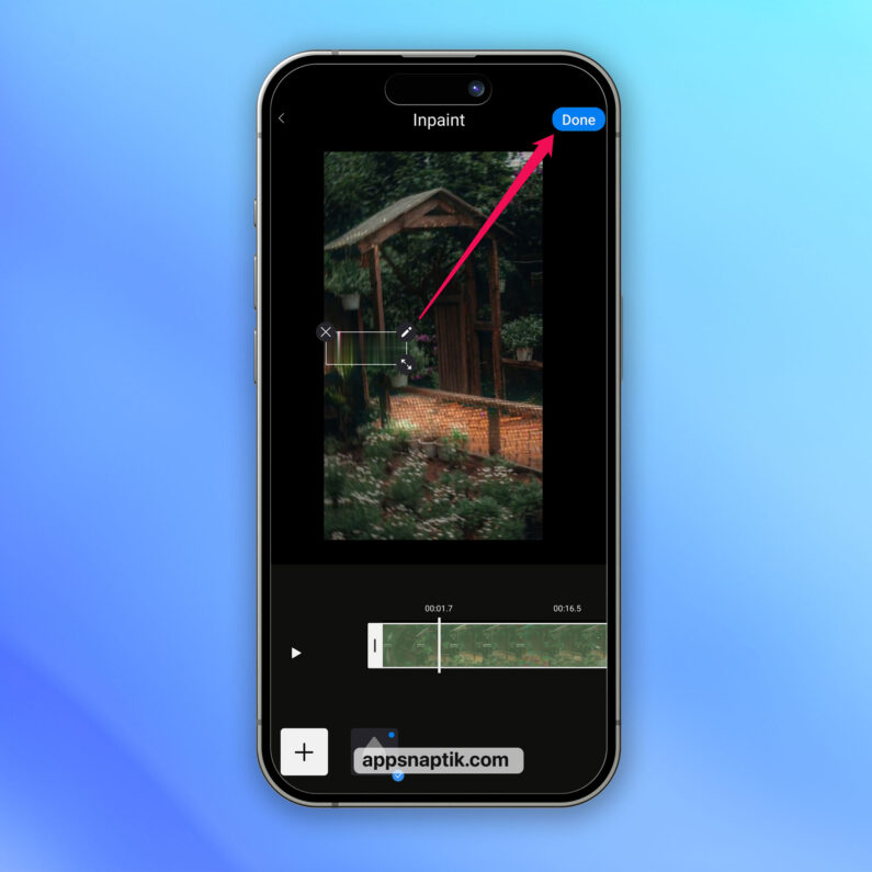 วิธีลบตัวอักษร tiktok ออกจากวิดีโอที่ดาวน์โหลดด้วยแอปพลิเคชัน Video Eraser